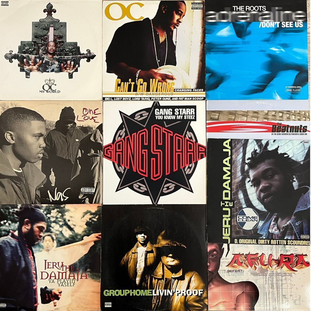 90's HIP HOP 10枚セット / oc / the roots / nas / gang staar / the beatnuts / jeru the damaja / group home / afuraの画像1