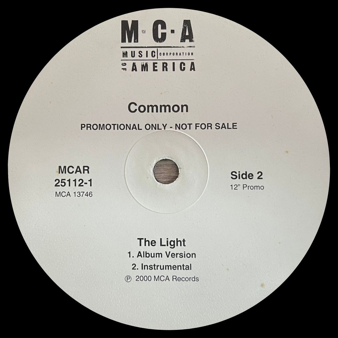【即決価格】Common - The Light / Original US Promo / MCA Records / 2000 / 激レア / 人気盤 / BOBBY CALDWELL OPEN YOUR EYES / 大ネタ_画像2