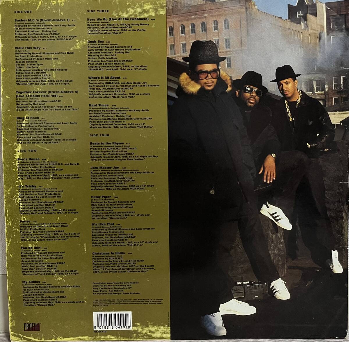 Run-DMC - Together Forever / Greatest Hits 1983-1991 / 2LP / 見開きジャケット / 人気盤の画像2
