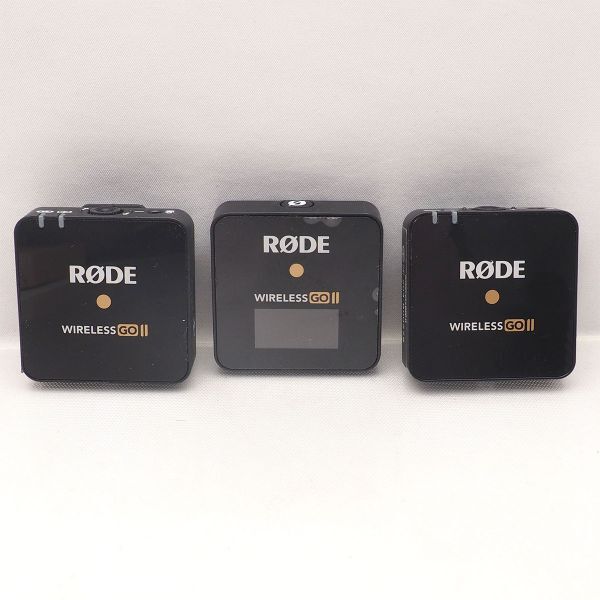 RODE ロード Wireless go II セット 受信機 x 1 送信機 x 2 マイク ワイヤレス ゴー2 管17058