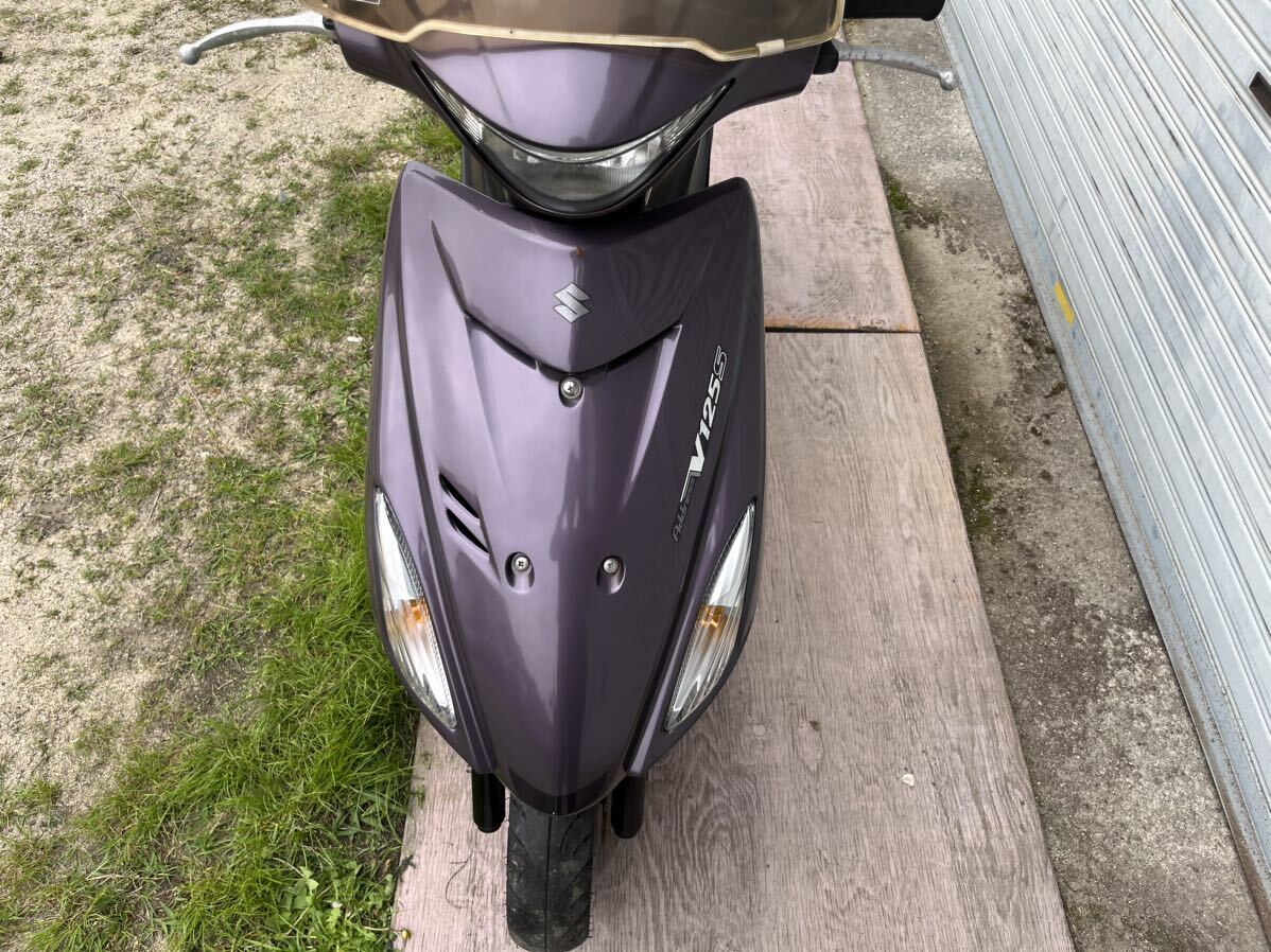 SUZUKI Address V125S CF4MA 125cc 小型バイク スクーター 人気車種 綺麗 電子メーター インジェクション車両 大阪府 富田林市 全国陸送可_画像4