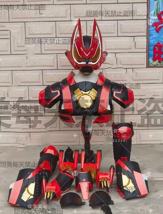 Реальная фотография Kamen Rider Guito Magnum Boost Form ● Костюм косплея MK2+инструмент+мускус+все набор обработки