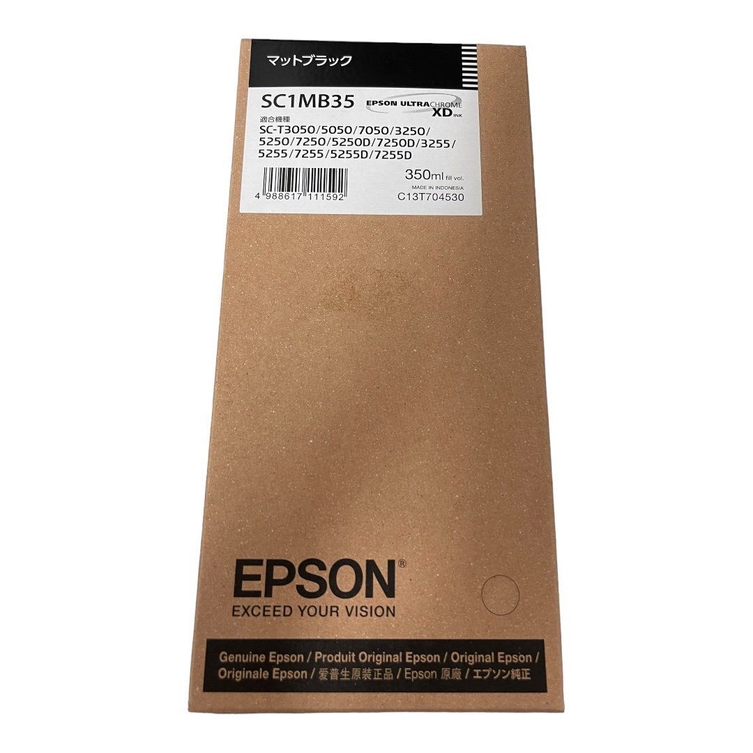 L25436RL【未使用】EPSON エプソン インクジェットプリンター インク カートリッジ マットブラック SC1MB35/ フォトブラック SC1BK35の画像3