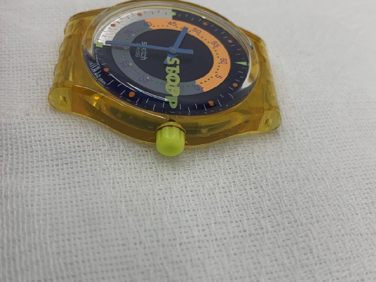 aei3322【中古・動作未確認】Swatch スウォッチ Stop AG1991 COFFEE BREAK コーヒーブレイク 腕時計の画像3