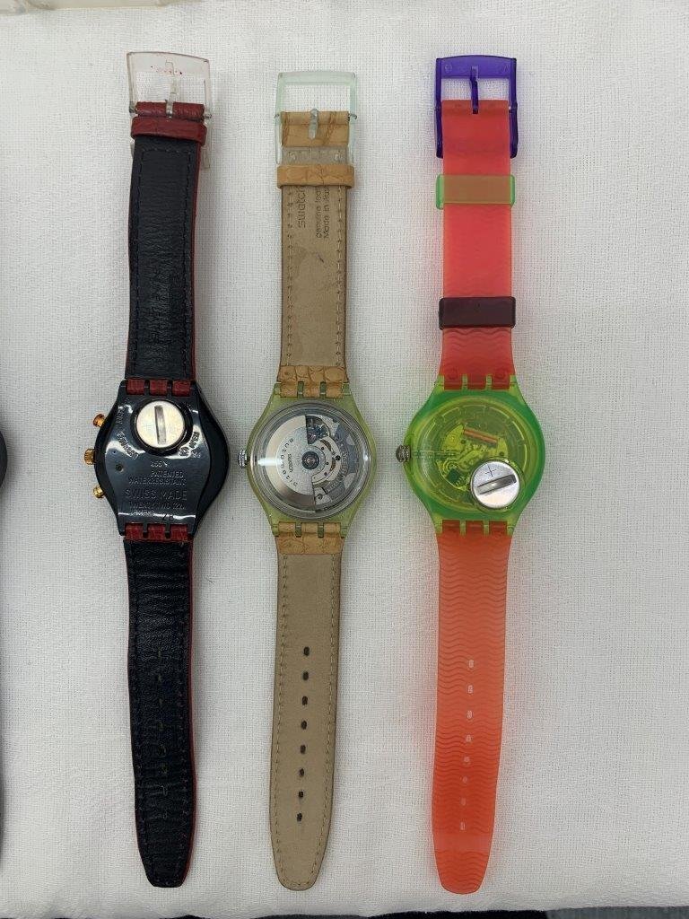 aei3321-27【中古・動作未確認】Swatch スウォッチ SWISS まとめ14点セット メンズ レディース レトロ ヴィンテージ 腕時計_画像6