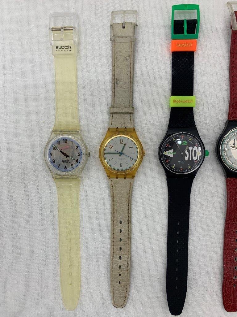 aei3321-27【中古・動作未確認】Swatch スウォッチ SWISS まとめ14点セット メンズ レディース レトロ ヴィンテージ 腕時計_画像3