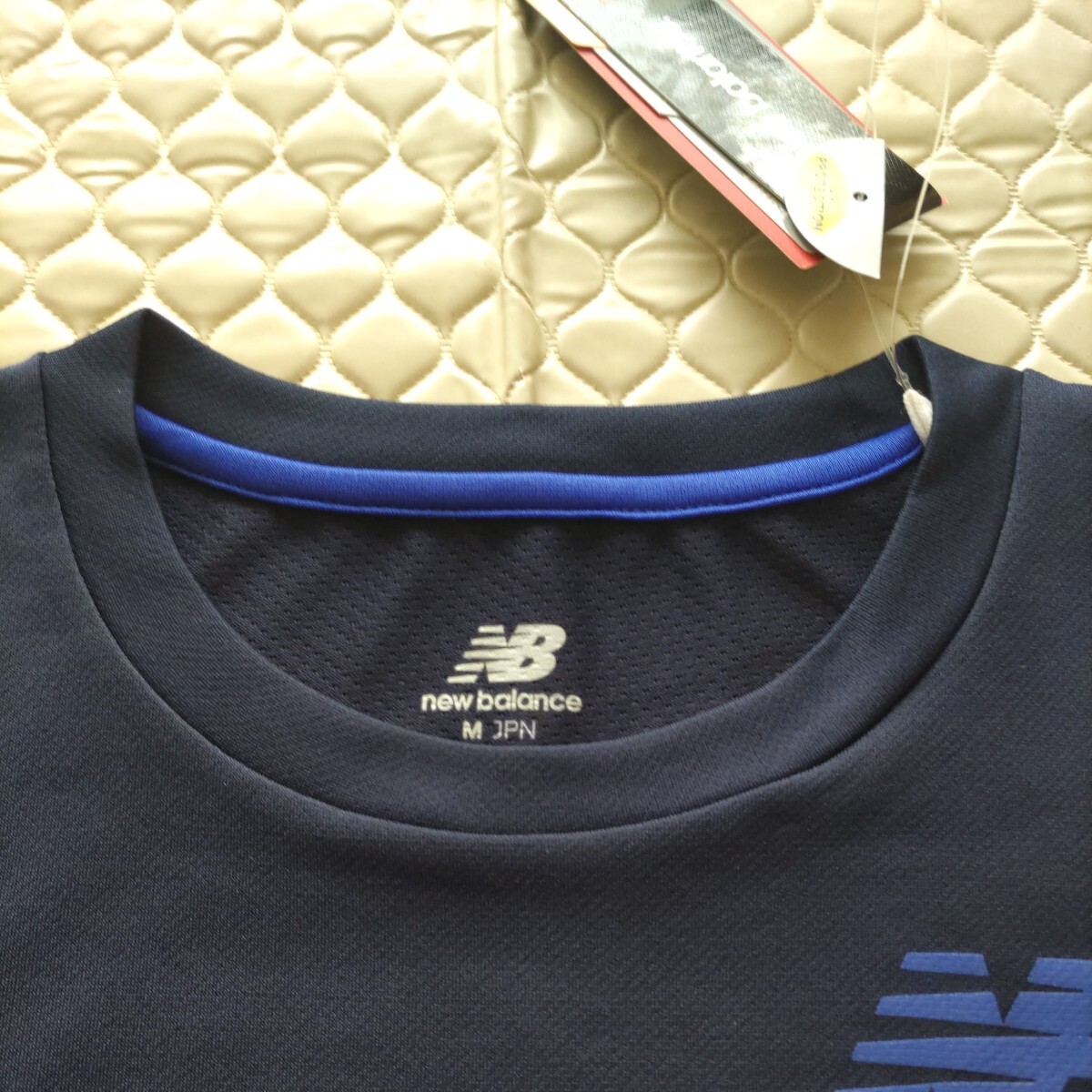 (ニューバランス) New Balance テニス Tシャツ JMTT8016 ベーシックカラーブロックゲームT-シャツ JMTT8016 PGM ピグメント Mの画像3