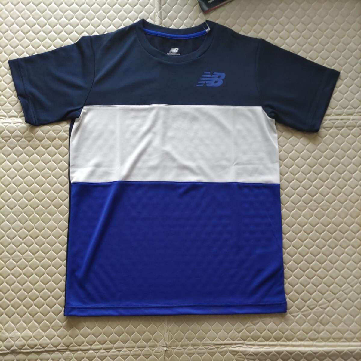 (ニューバランス) New Balance テニス Tシャツ JMTT8016 ベーシックカラーブロックゲームT-シャツ JMTT8016 PGM ピグメント Mの画像1