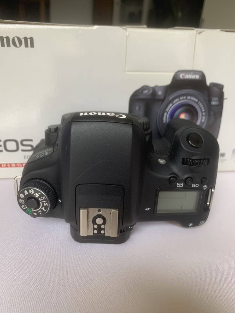 Canon キャノン 一眼レフEOS 8000D ダブルズームキット(18-55/55-250)箱、説明書付きの画像6