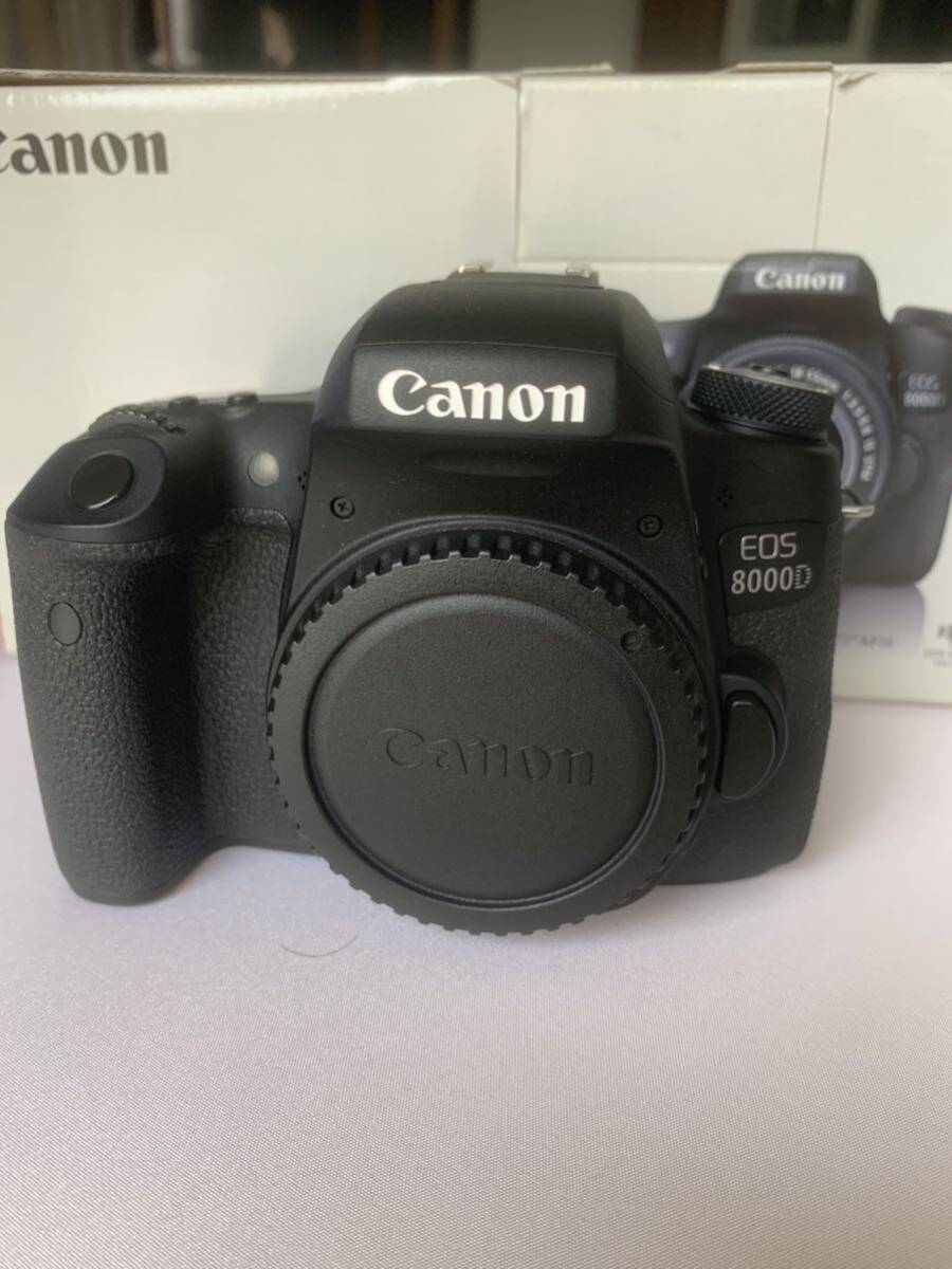 Canon キャノン 一眼レフEOS 8000D ダブルズームキット(18-55/55-250)箱、説明書付きの画像2