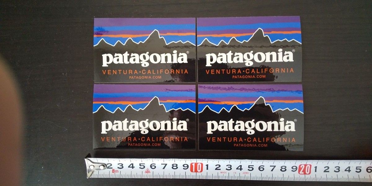 パタゴニア patagonia　ロゴステッカー　4枚セット