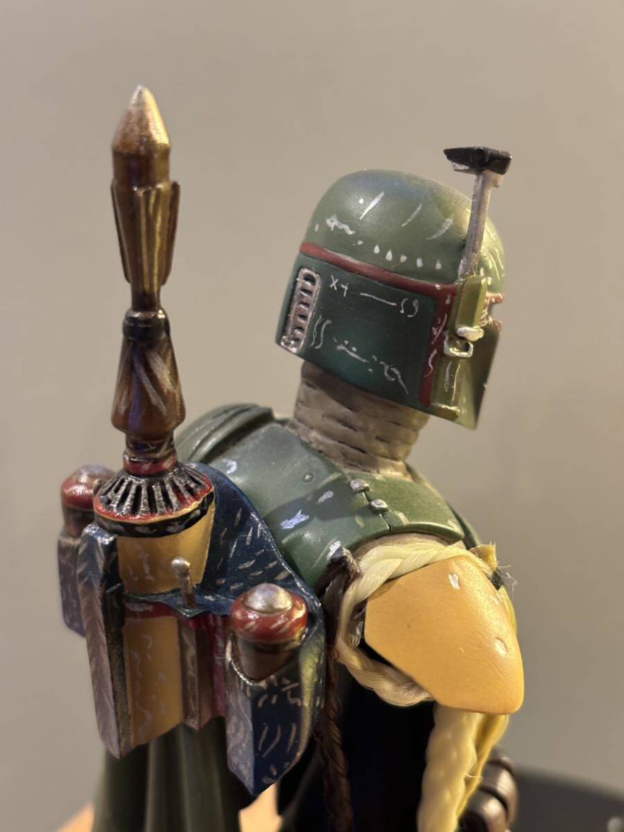 中古美品【ジェントルジャイアント スターウォーズ ボバフェット/ STARWARS CLASSICS / BOBA FETT / COLLECTIBLE BUST / GENTLE GIANT】の画像7