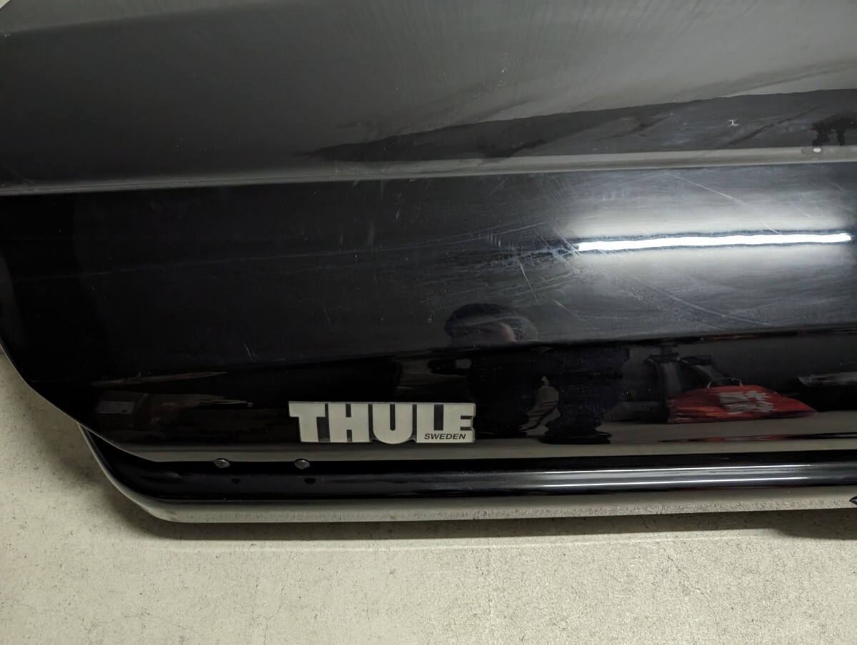 【引取り・近隣配送限定】 THULE スーリー Dynamic L？ダイナミック900 ブラック ルーフボックス _画像3