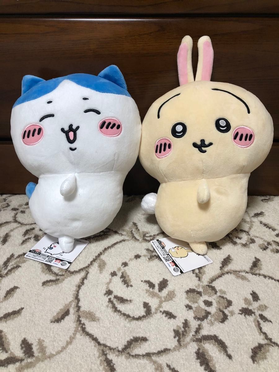 ちいかわ うさぎ ハチワレ ぬいぐるみ 2体セット 新品 タグ付き ちいかわ うさぎ ハチワレ ぬいぐるみ 2体セット 新品 タグ付き