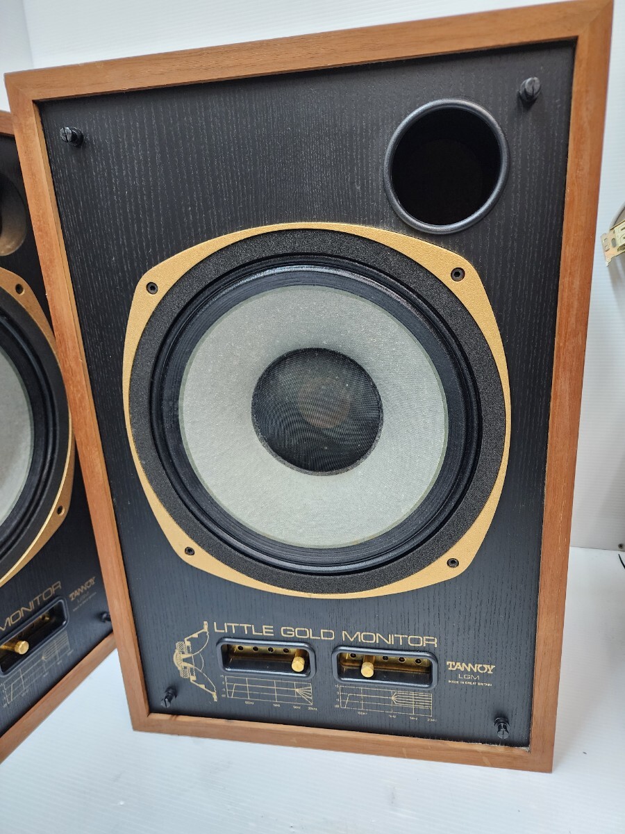 必見！！ TANNOY LGM LITTLE GOLD MONITOR タンノイ スピーカー ペア 音だし確認済み 格安売り切りの画像5