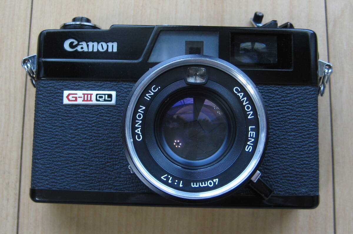 ★キャノネット 2台 Canonet QL17 GⅢ ブラック ＆ シルバー 40mm f1.7 レンジファインダー コンパクトカメラ 動作確認済 美品!!★の画像2