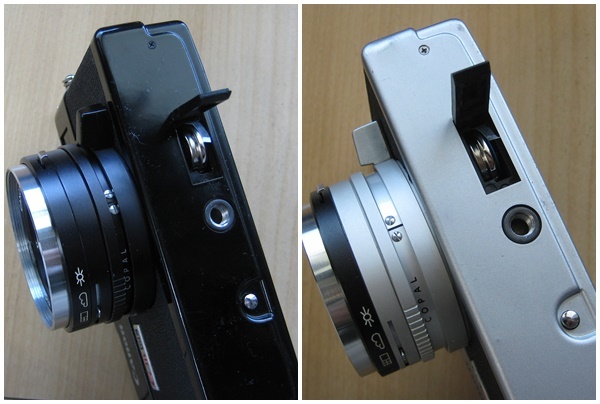 ★キャノネット 2台 Canonet QL17 GⅢ ブラック ＆ シルバー 40mm f1.7 レンジファインダー コンパクトカメラ 動作確認済 美品!!★_画像9