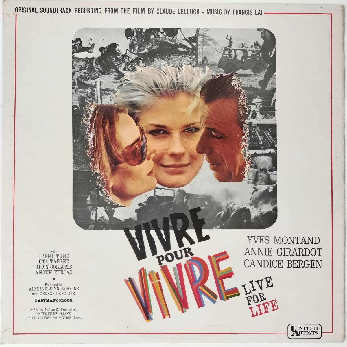 46980★良盤【UK盤】 Francis Lai / LIVE FOR LIFE - VIVRE POUR VIVRE _画像1