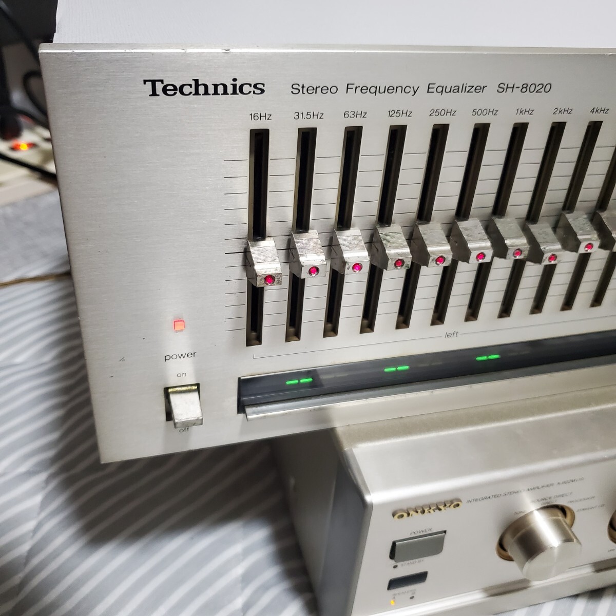 即決　Technics SH-8020 グラフィックイコライザ ー_画像3