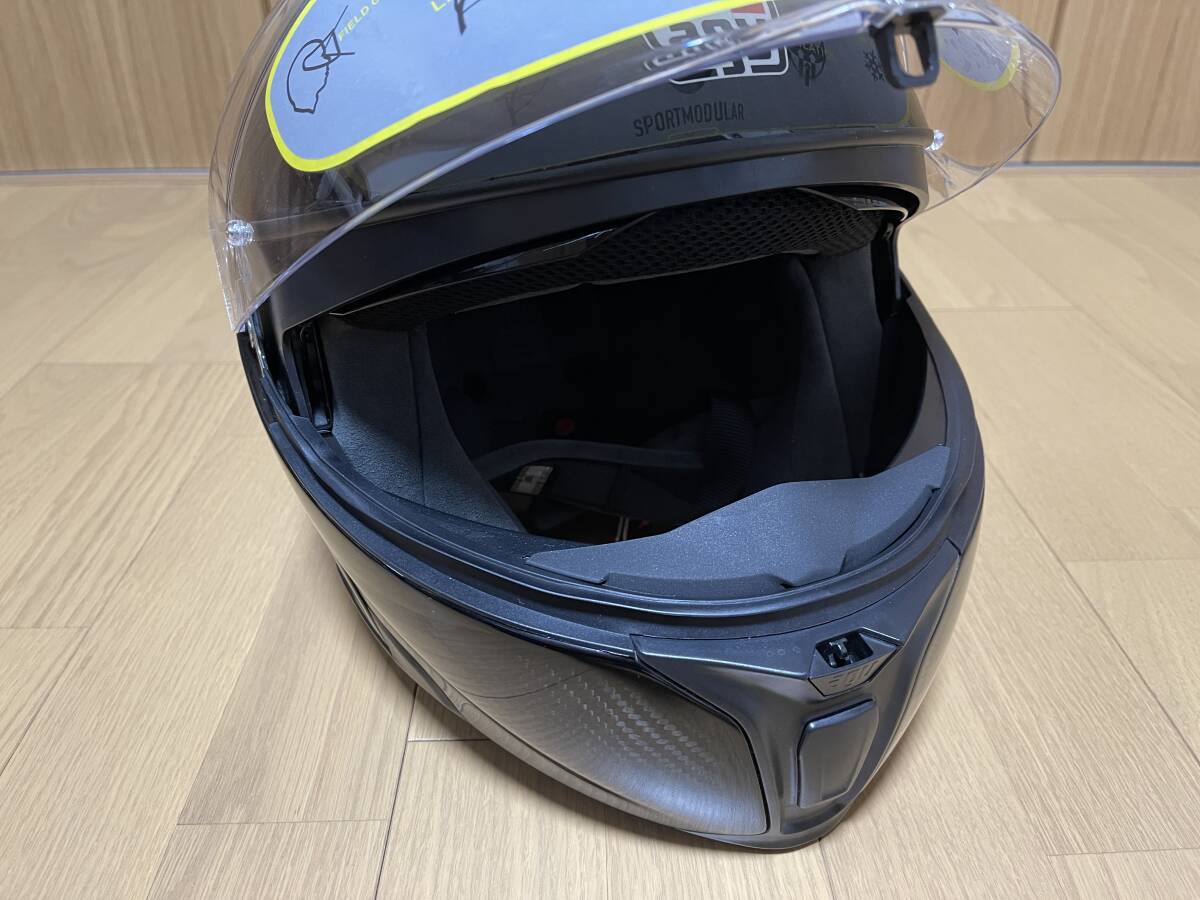 限定!日本正規品!定価14.8万円!agv SPORTMODULAR スポーツモジュラー アジアンフィット XL カーボン システム ROOF Airoh ノーラン SIMPSONの画像5