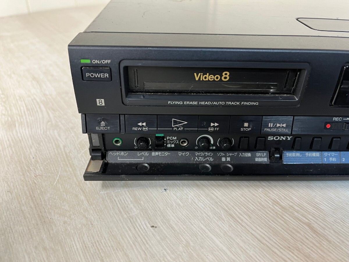 【②-D3 】 SONY ソニー ビデオカセットレコーダー デッキ EV-S350 オーディオ ビデオ8の画像6