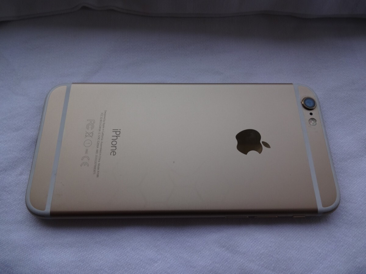 【中古】iPhone6 Gold 128GBの画像1