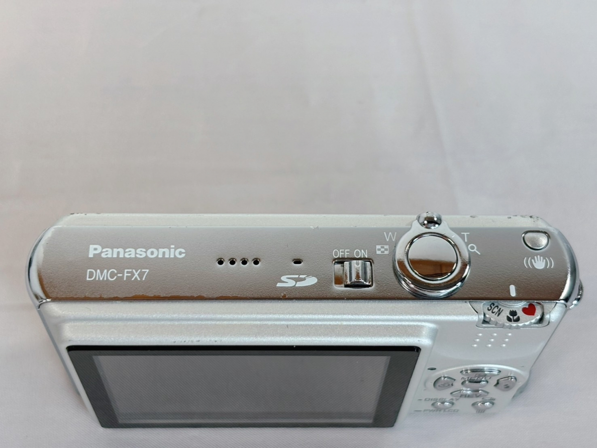 10160-2-MS11- Panasonic パナソニック - LUMIX DMC-FX7 - 通電未確認 付属有の画像4