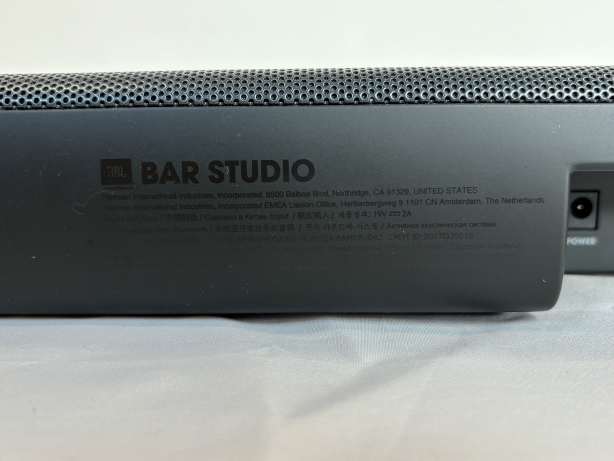 10170-3-MS11- JBL Bar Studio - 2.0ch home theater system sound bar - electrification operation verification settled 