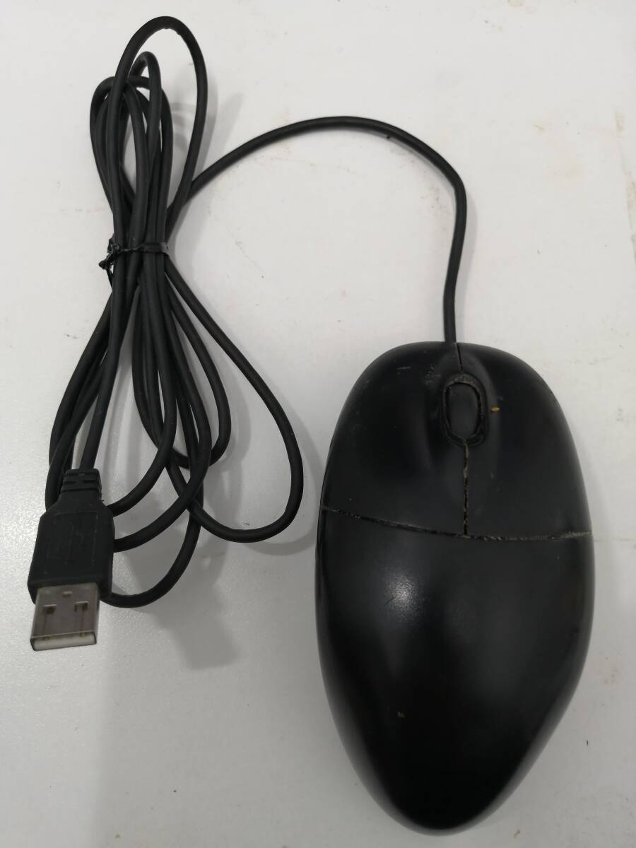 HP　USB光学式マウス　黒_画像1