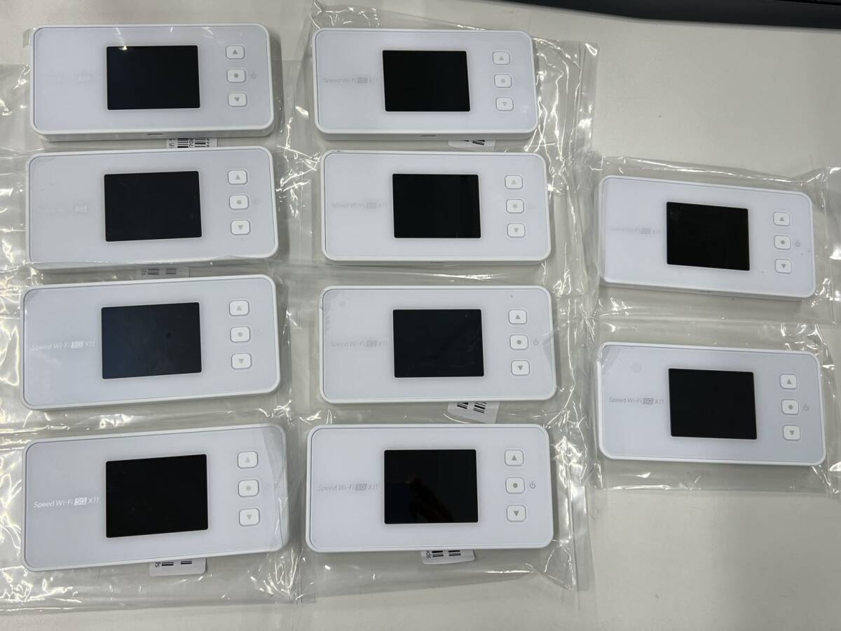 美品 10台セット NEC Speed Wi-Fi 5G X11 NAR01 一括〇 送料無料