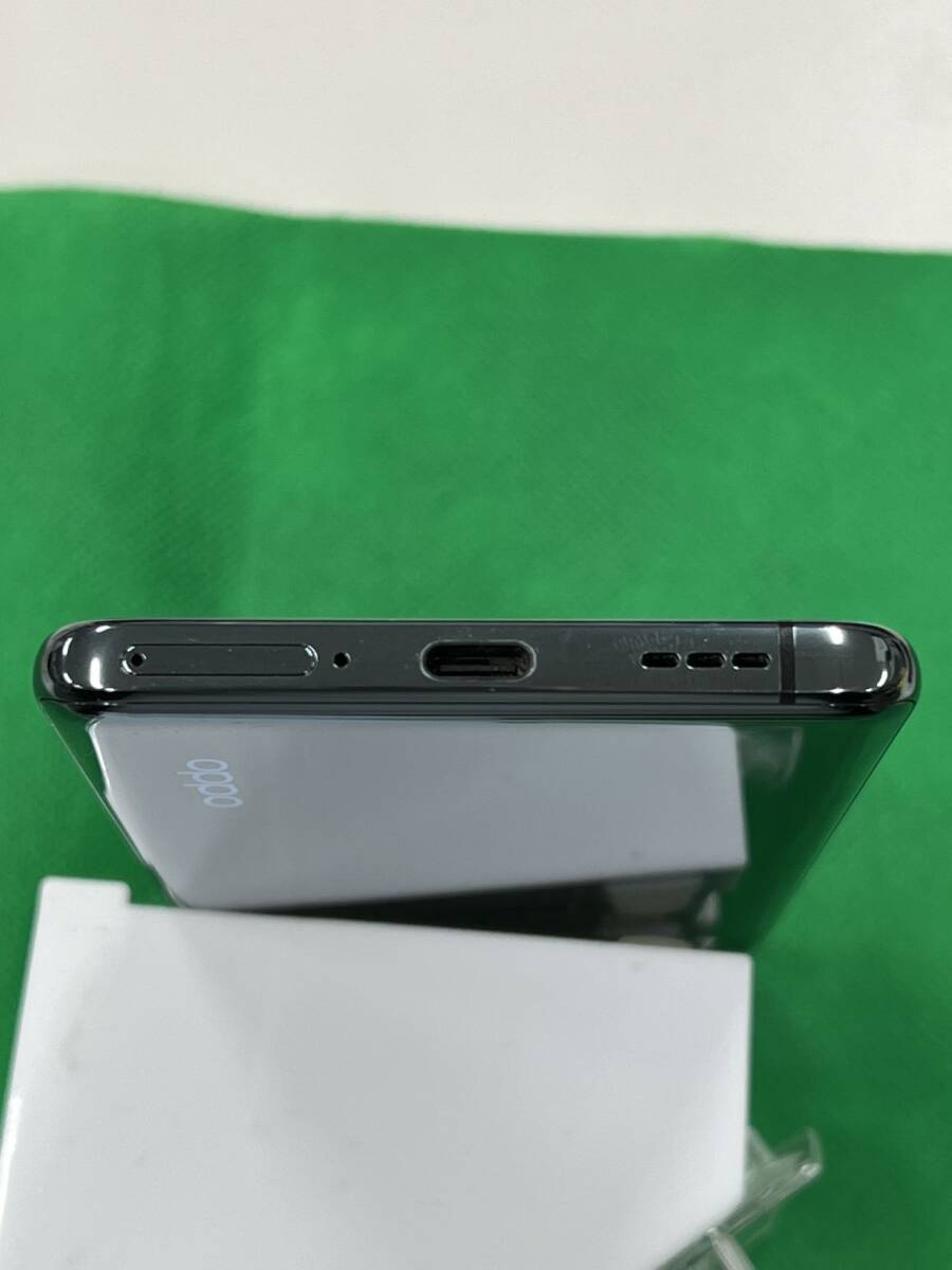 美品 SIMフリー OPPO Find X3 Pro OPG03 グロスブラック 一括〇の画像4