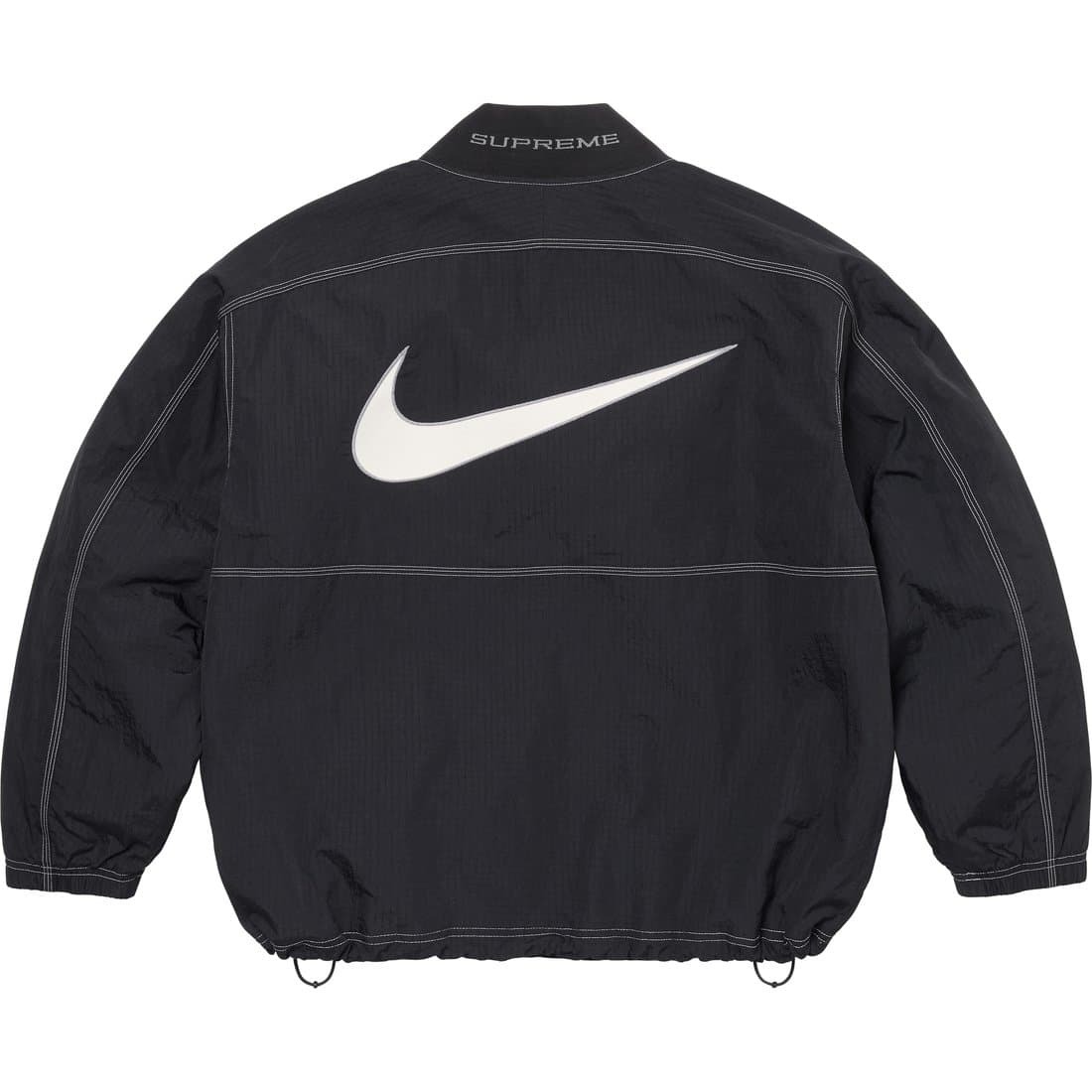 送料無料! XLサイズ Supreme Nike Ripstop Pullover Black 黒 ブラック シュプリーム ナイキ リップストップ プルオーバー ジャケット
