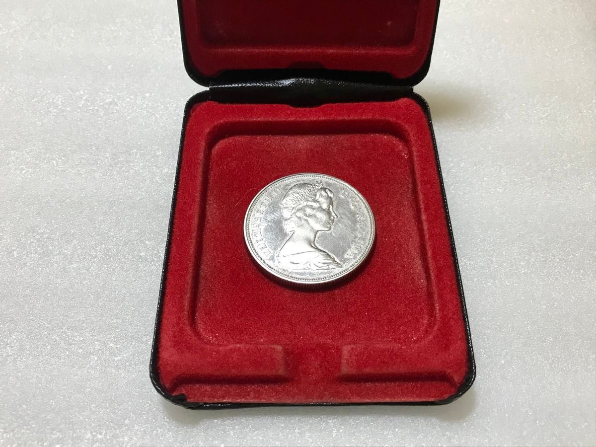 カナダ マニトバ州加盟100周年 1ドル記念硬貨  1870～1970年