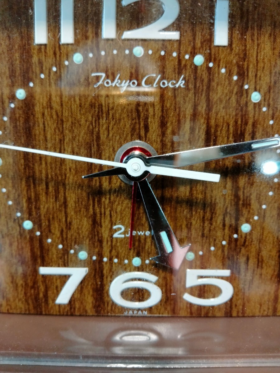 Tokyo Clock 昭和レトロ 目覚し時計ゼンマイ式の画像4