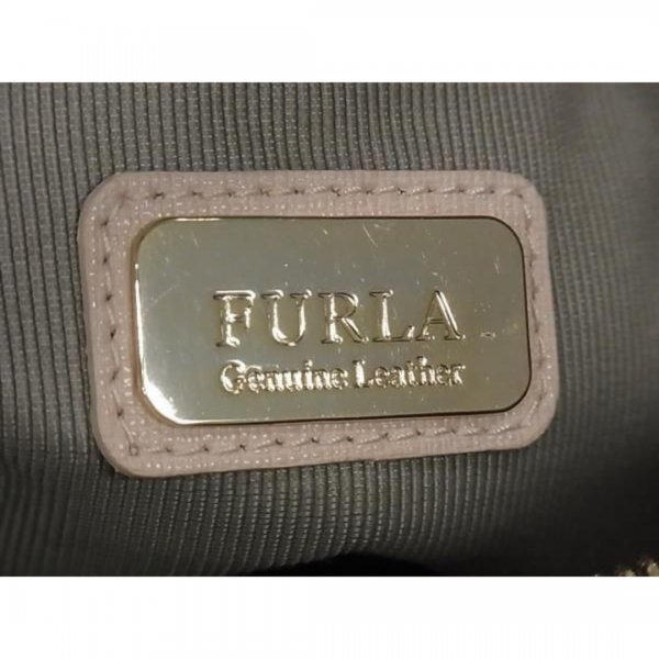 FURLA フルラ リンダM レザー ハンドバッグ ピンク系 4183_画像9