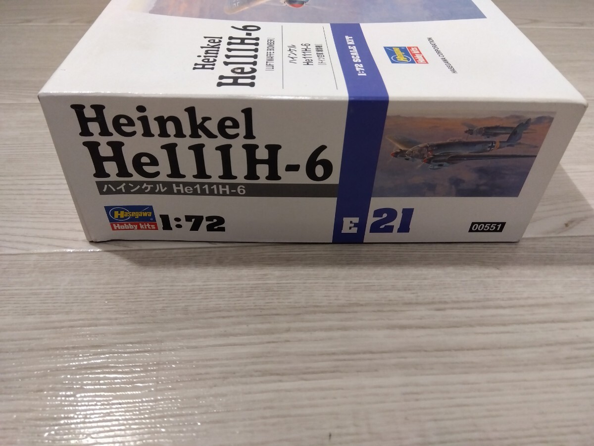 [F629][ не собран ] Hasegawa Hasegawa 00551 1/72 Heinkel He111H-6 высокий nkeru Германия ВВС .. машина E21