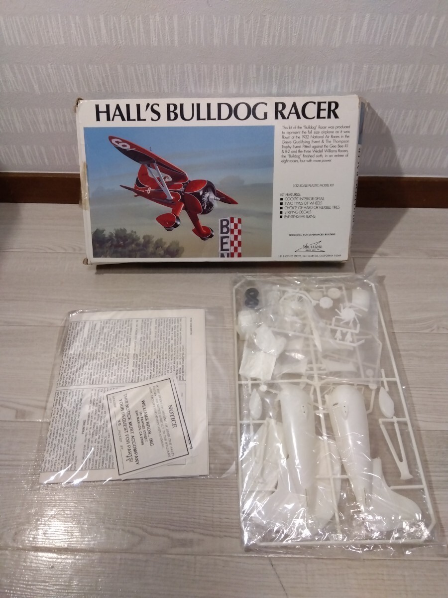 【F260】【未組立】 WILLIAMS BROS ウィリアムブラザーズ HALL'S BULLDOG RACER 1/32の画像1
