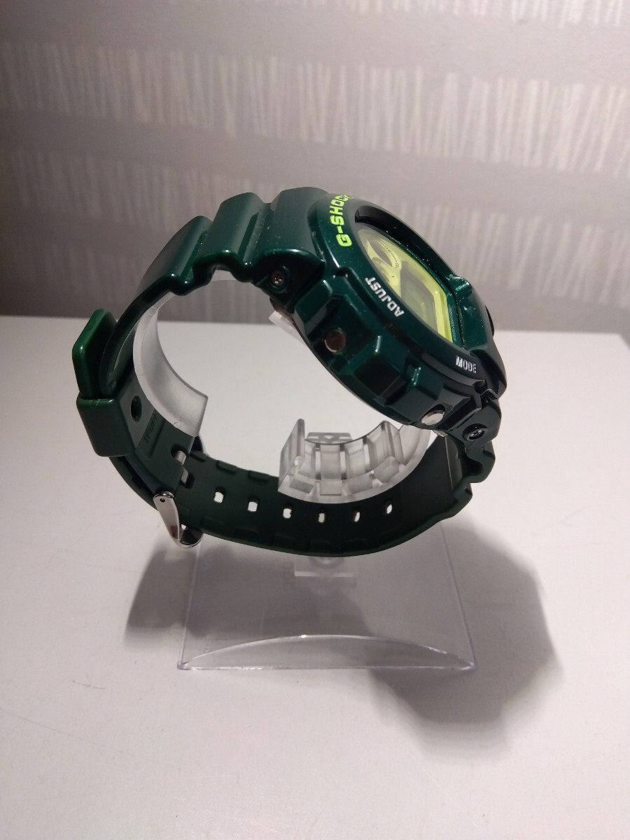 【F495】【稼働品】 CASIO カシオ G-SHOCK DW-6900CC クレイジーカラー グリーンデジタル 腕時計 メンズの画像4