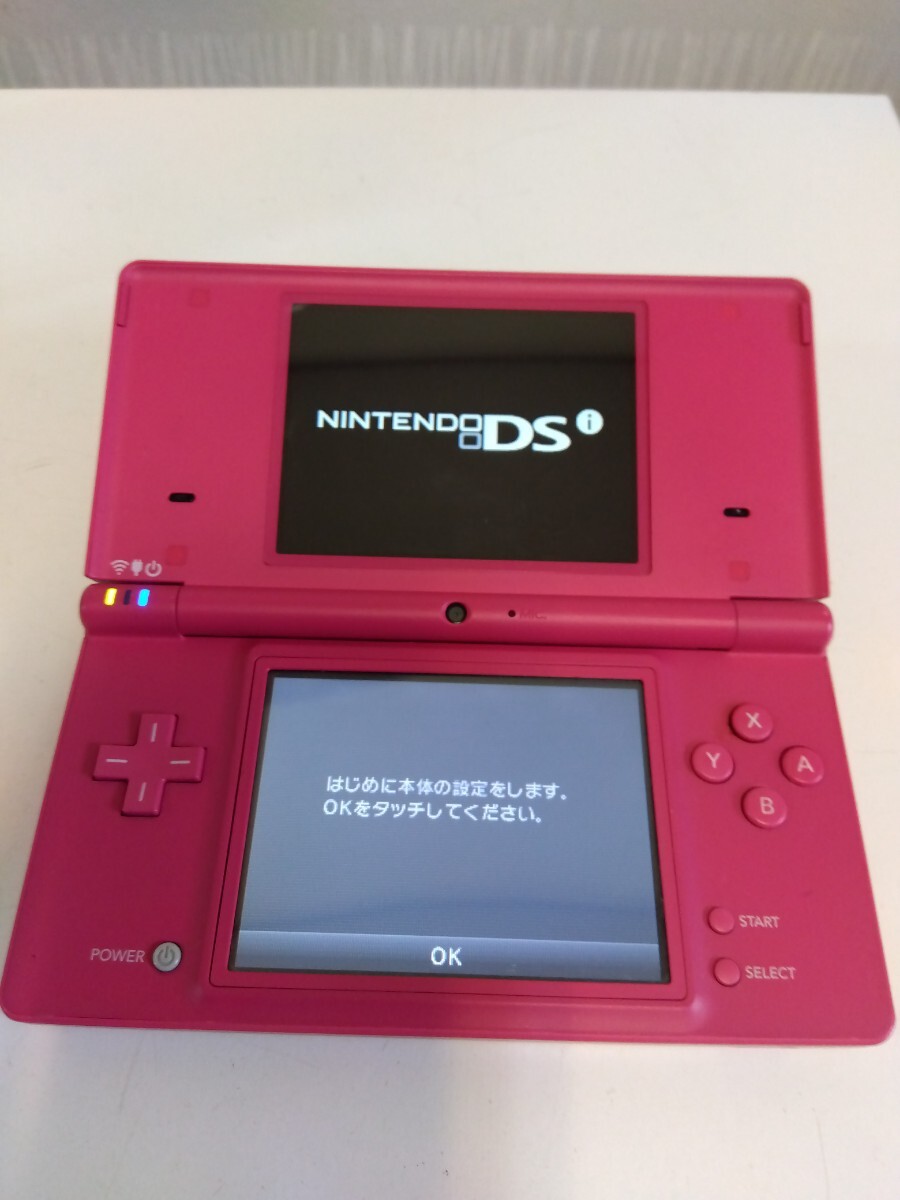 【F500】【稼働品・初期化済み】 ニンテンドーDSi 本体 ピンク 任天堂 TWL-001 Nintendo 任天堂 DSi ニンテンドーの画像1