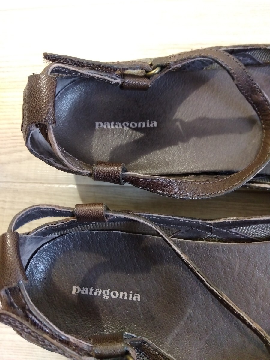 【F563】 パタゴニア Patagonia フラットシューズ パンプス スエード メッシュ US7.5 UK5.5 約24cmの画像3