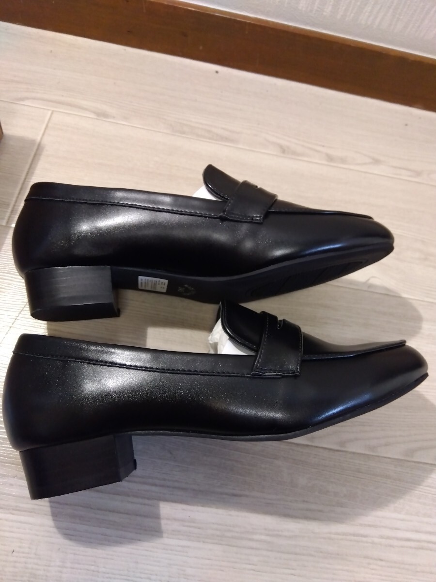 [F565][ не использовался ] velikokoveli здесь Loafer обувь 24.5cm черный женский 