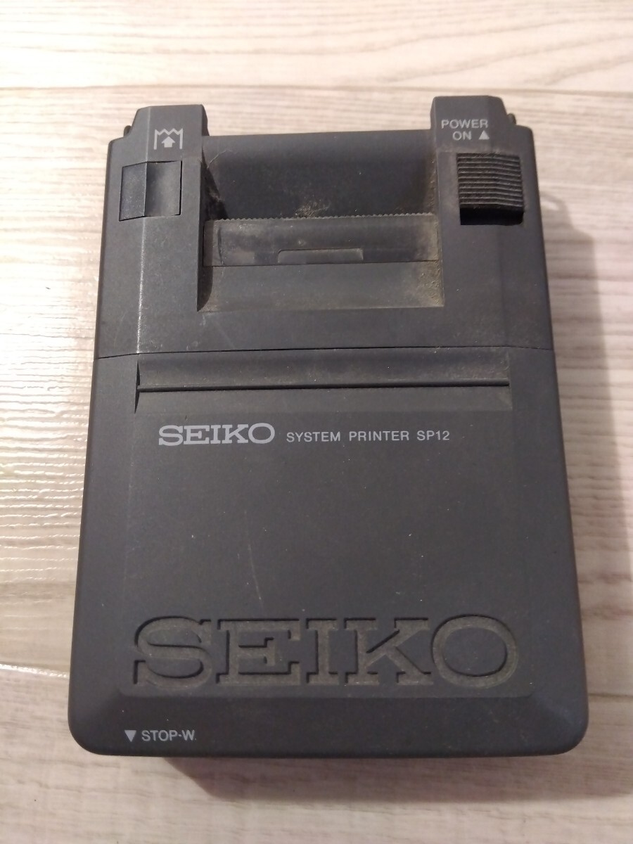 [F738] SEIKO Seiko SYSTEM STOP WATCH S129-4000 SYSTEM PRINTER SP12-01 LAP S124-4000 stopwatch 