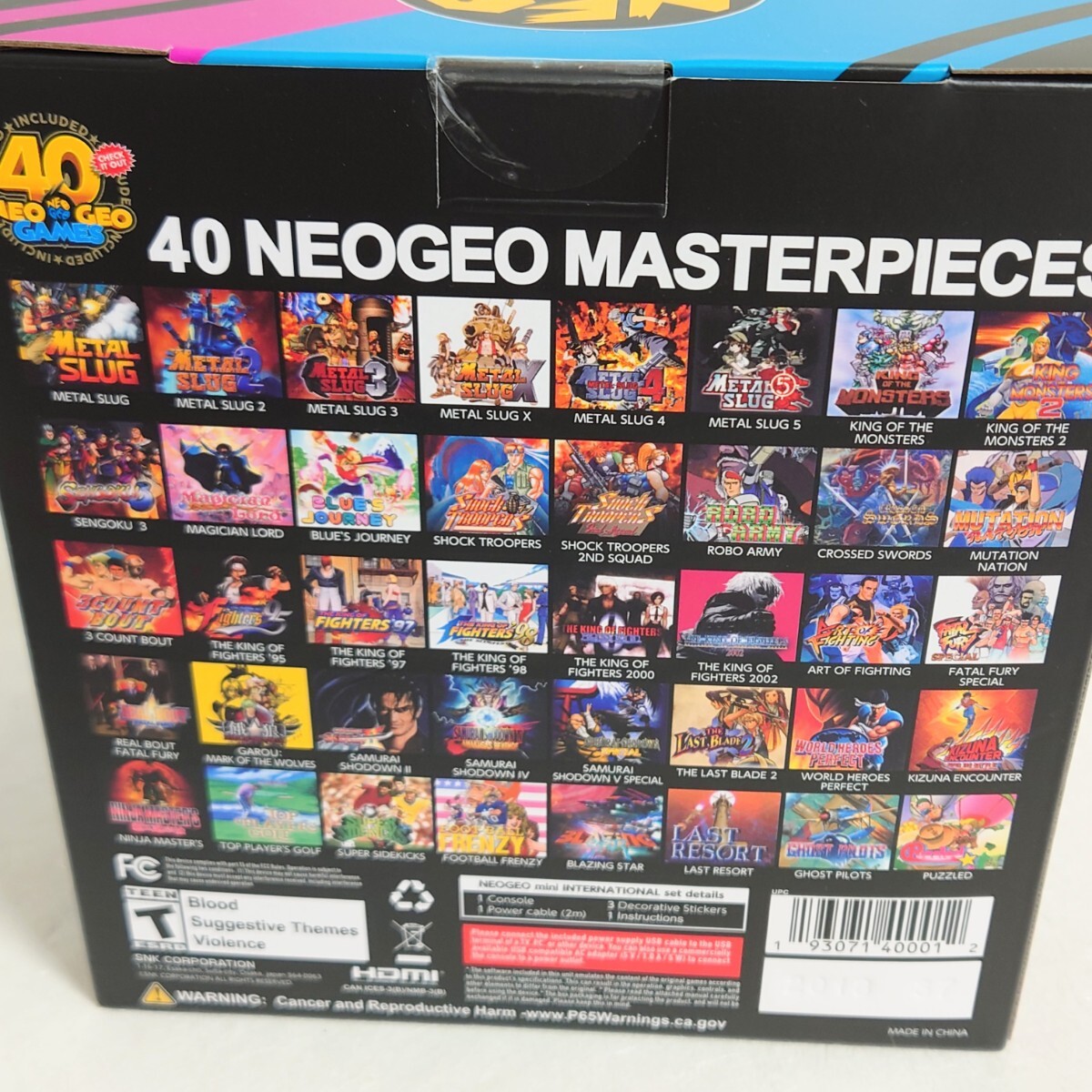 新品未開封 NEOGEO mini international ネオジオミニ インターナショナル　未開封PAD コントローラーとステッカー スクリーンプロテクター_画像6