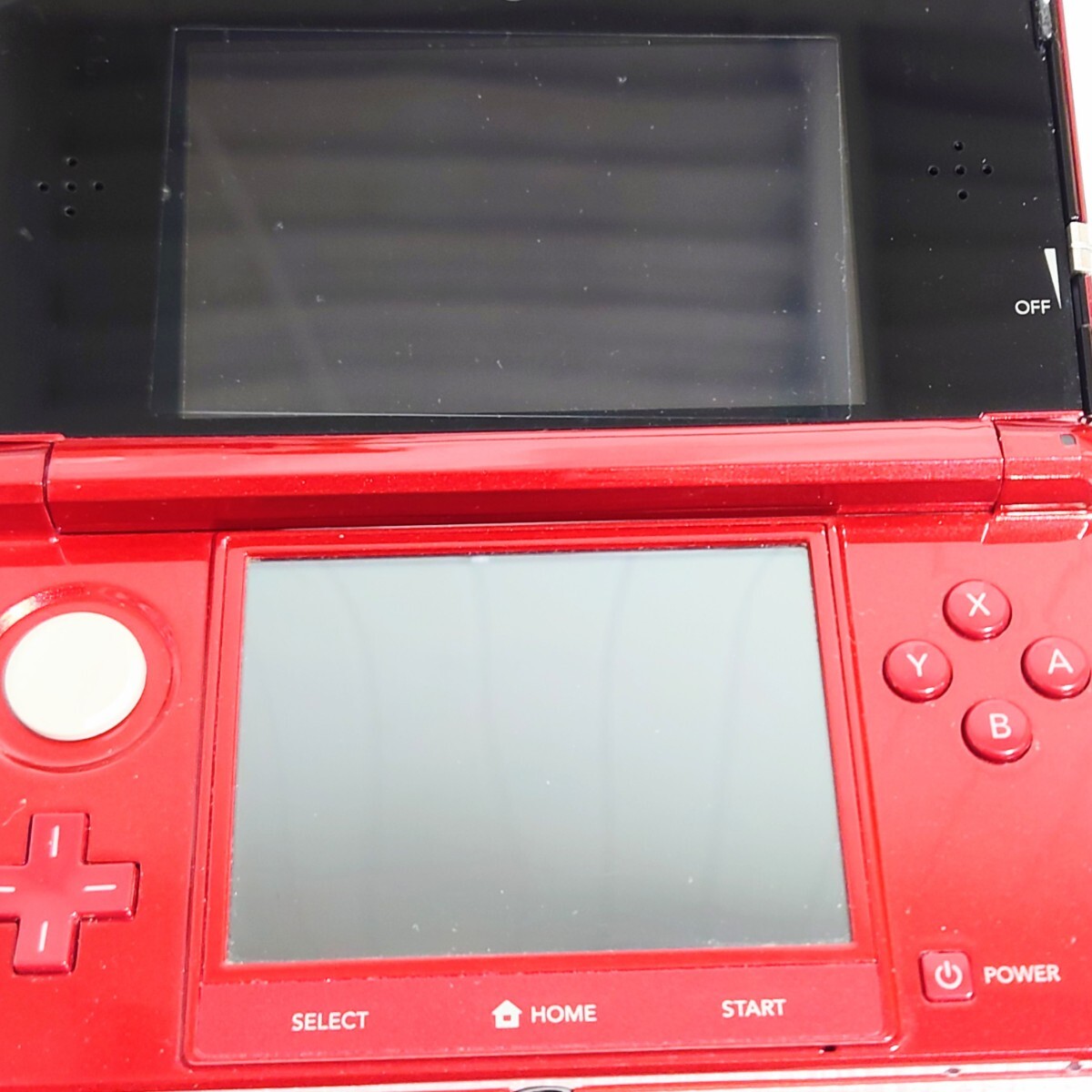 超美品 ニンテンドー3DS本体セット フレアレッド　nintendo3ds 箱説明書付き 任天堂　動作確認済み　液晶良好　送料無料　1円スタート_画像7