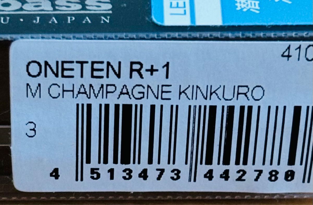 新品 メガバス Megabass ONETEN R+1 ワンテンＲ+1 M シャンパンキンクロ