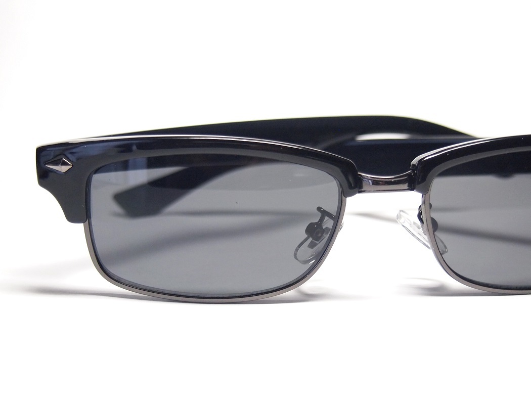  retro stylish blow type frame sunglasses men's new goods | black smoked black UV resistance UV good-looking we Lynn ton 1974SM