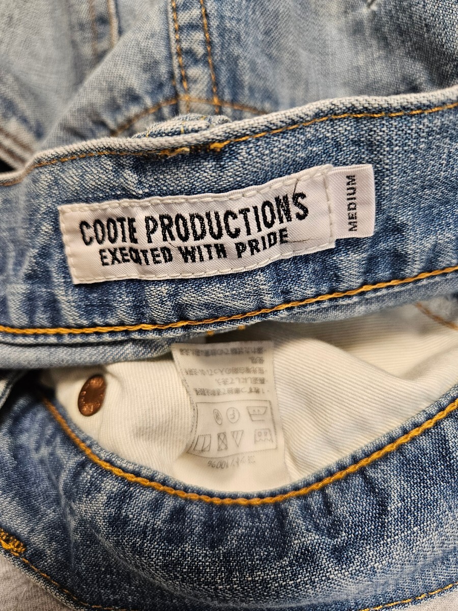 COOTIE PRODUCTIONS 5 Pocket Light Oz Denim ライトオンス デニムパンツ M インディゴ クーティープロダクションズ メンズ ジーンズ