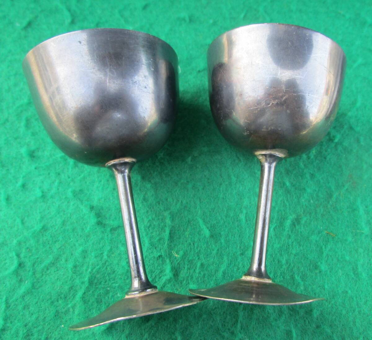  silver cup height cup 2 piece furthermore beautiful .... stamp equipped [ approximately 57 gram ] degree etc. photograph ....