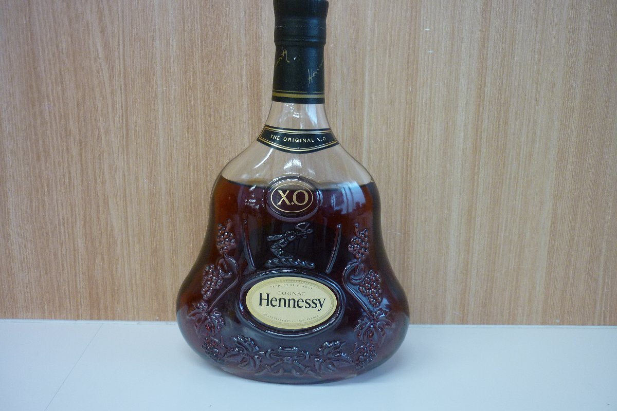 ☆ヘネシー XO クリアボトル 750ml 未開栓 保管品 Hennessy ブランデー コニャック 【目減り有】の画像1