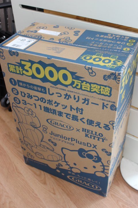 0 новый товар не использовался нераспечатанный GRACO( Greco ) детское сиденье juni Aplus DX 67400 Greco × Hello Kitty ограниченная модель масса 15~36kg до 